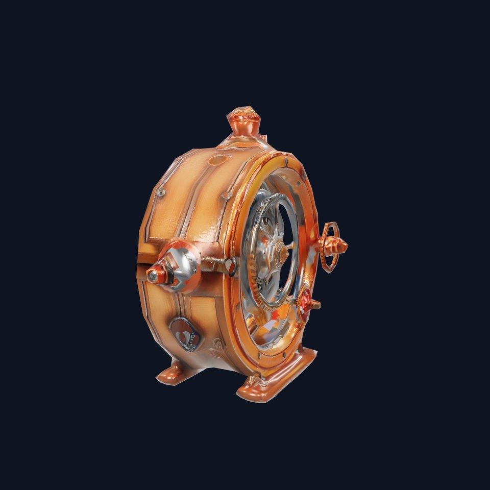 Steampunk Gear Clock model pack